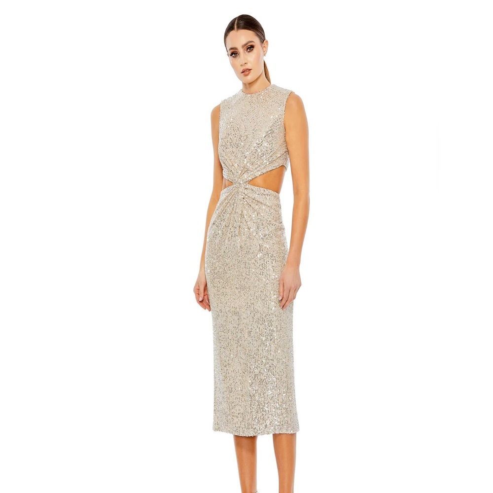 ✔️#24/25 BNWT MAC DUGGAL 27022 SEQUIN DRESS